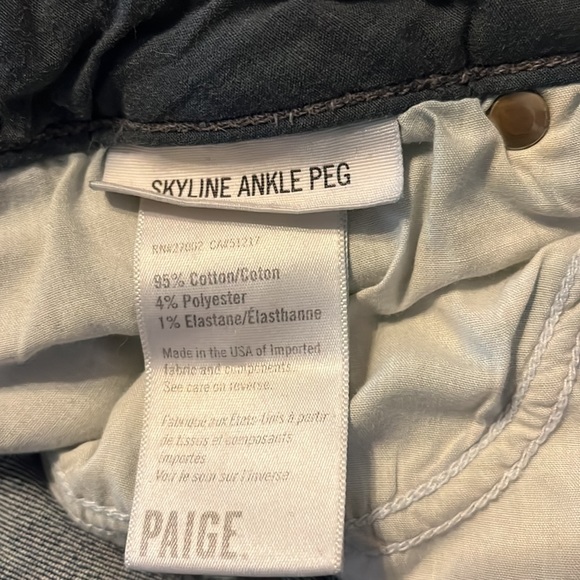 Paige skyline ankle peg jeans - Picture 7 of 7